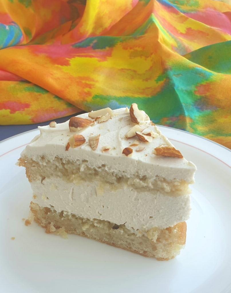 thandai mousse cake ( eggless thandai cake)