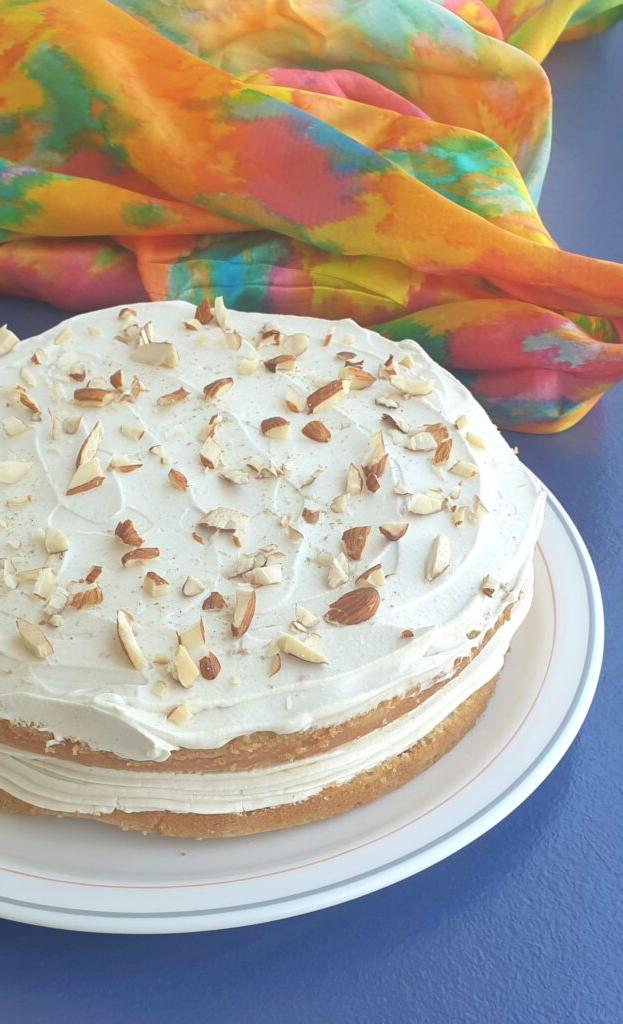 thandai mousse cake ( eggless thandai cake)