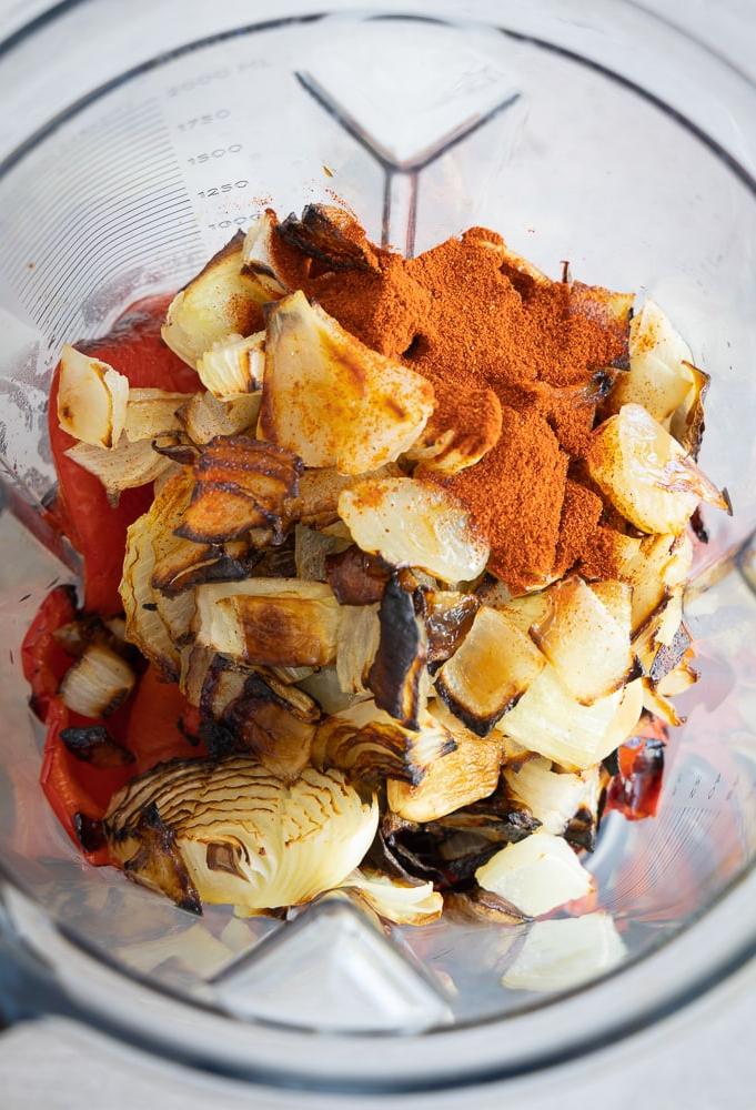 roated red pepper soup | afoodcentriclife.com