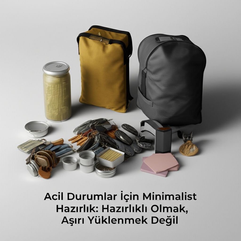 Acil Durumlar İçin Minimalist Hazırlık: Hazırlıklı Olmak, Aşırı Yüklenmek Değil