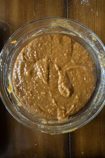 wet and dry ingredients combined