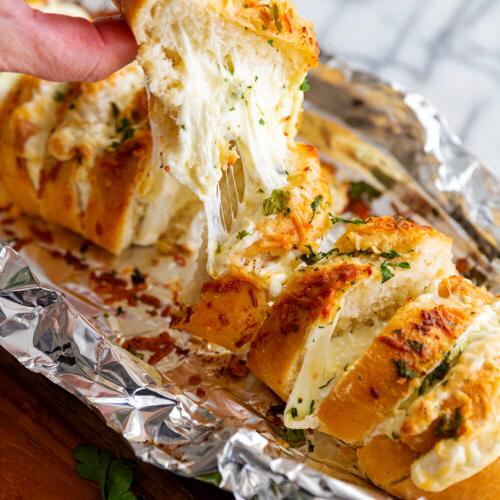 Cheese Stuffed Garlic Bread