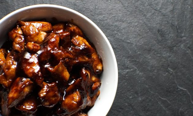 Pişmiş Teriyaki Tavuk Bacakları