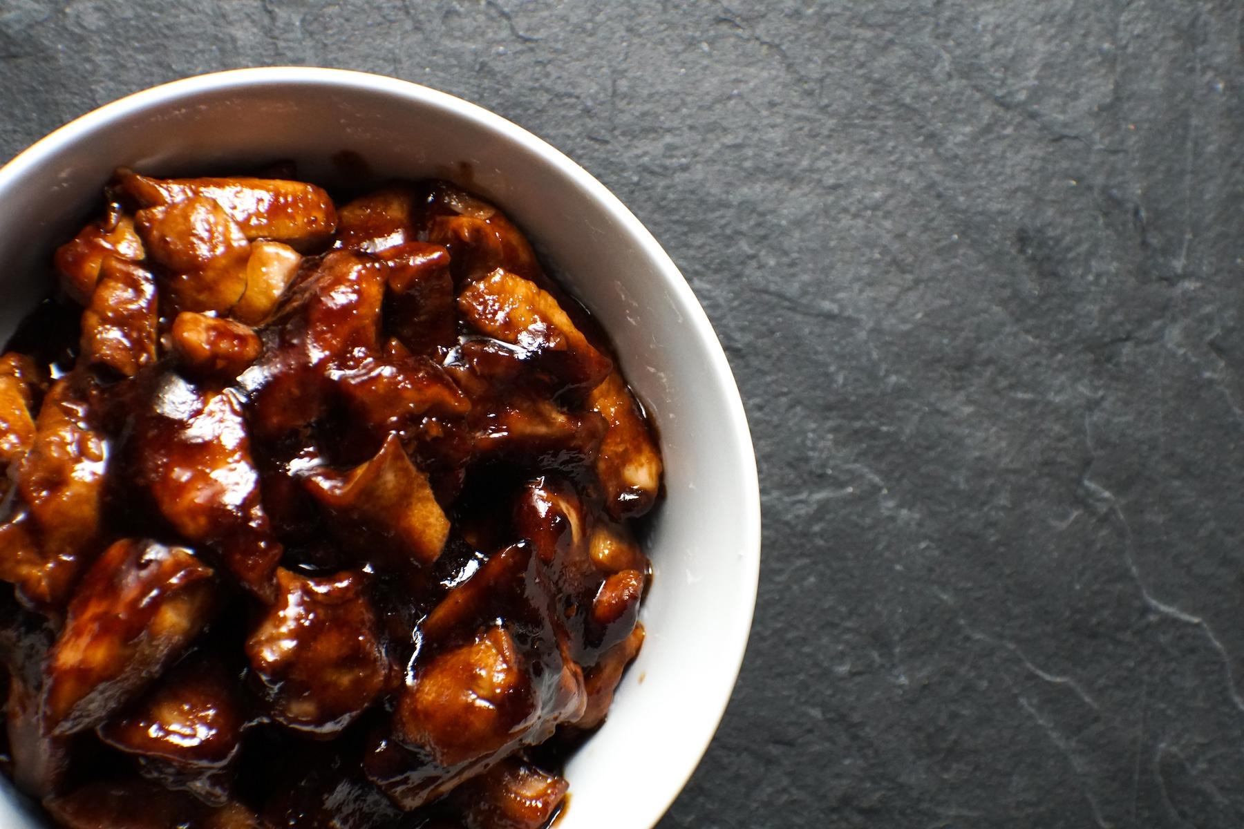 Pişmiş Teriyaki Tavuk Bacakları