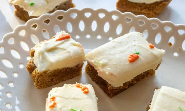 Havuçlu Kek Blondies