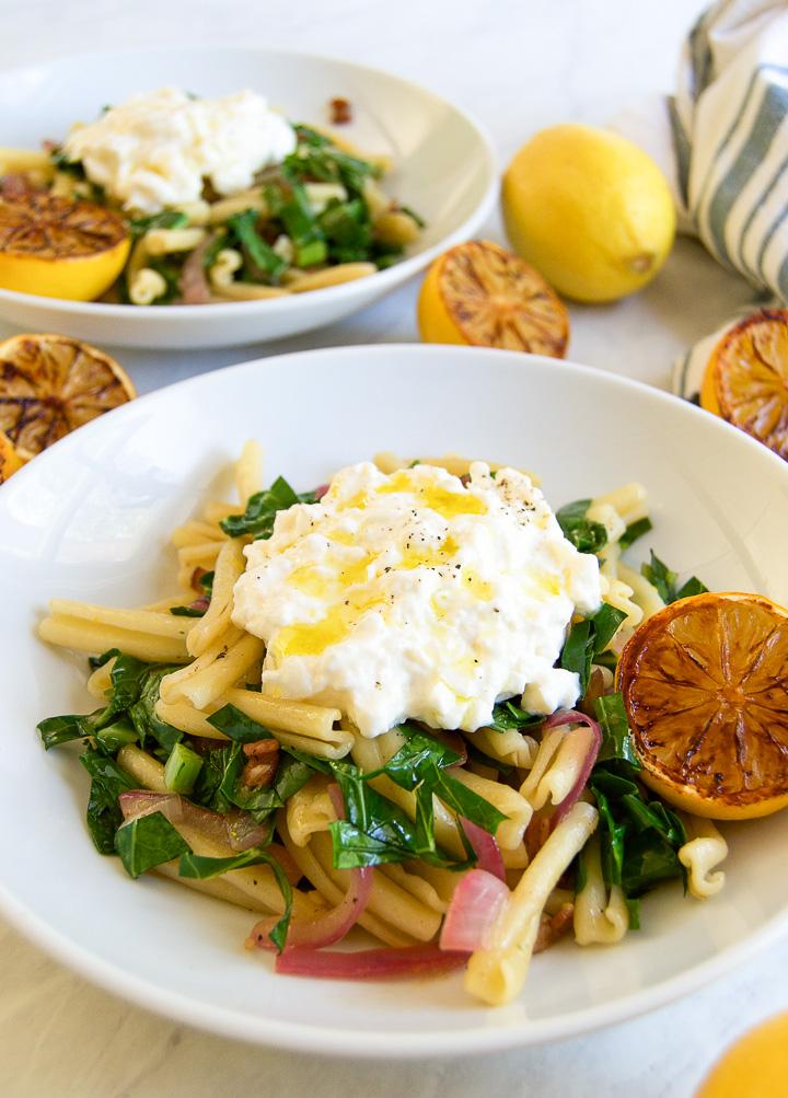 Collard Greens Pasta