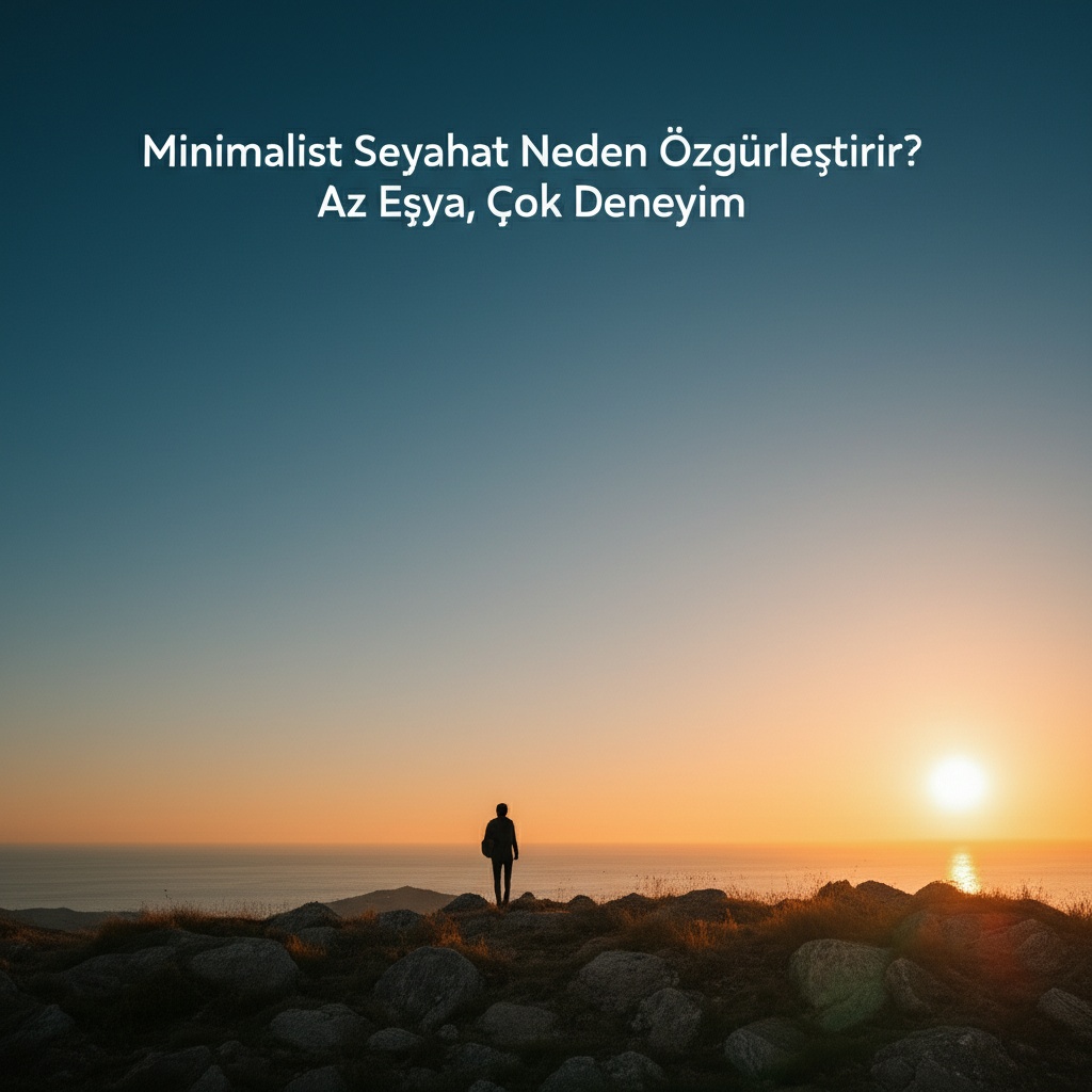 Minimalist Seyahat Neden Özgürleştirir? Az Eşya, Çok Deneyim